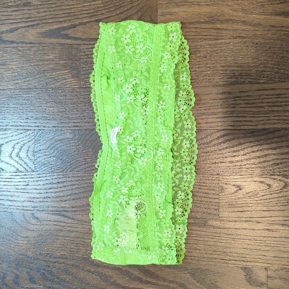 Gilly Hicks Lacey Unlined Bandeau - Picture 3 of 5